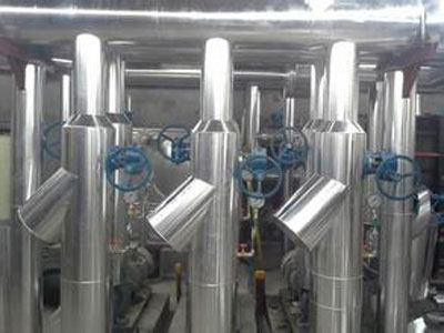 鑫诚防腐承接防腐铁皮保温机房管道系统白铁皮保温施工