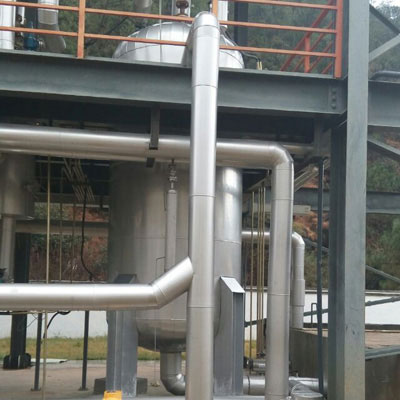 鑫诚 定做各种造型 包覆硅酸铝 蒸汽管道铁皮保温施工